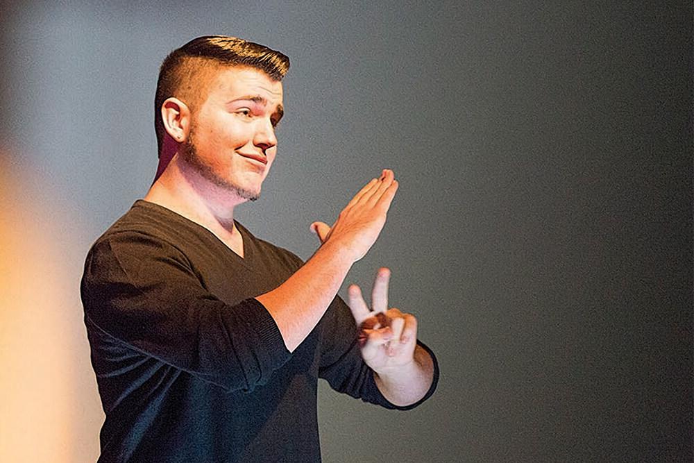 Sign Language Interpretation by male interpreter